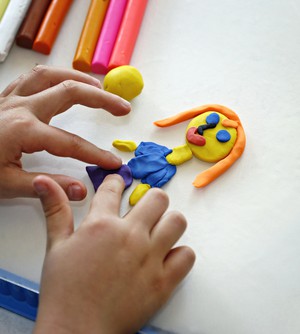 Knete ist ein Kinderspielklassiker
