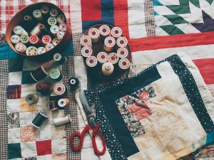 Patchwork Decke nähen